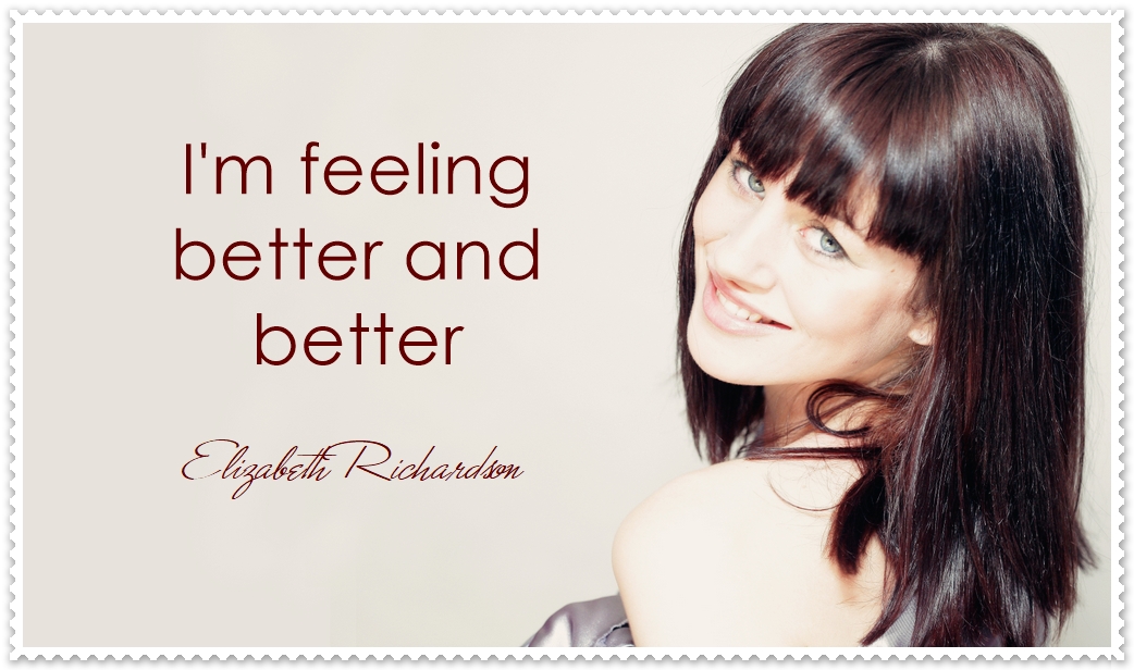 I’m Feeling Better And Better