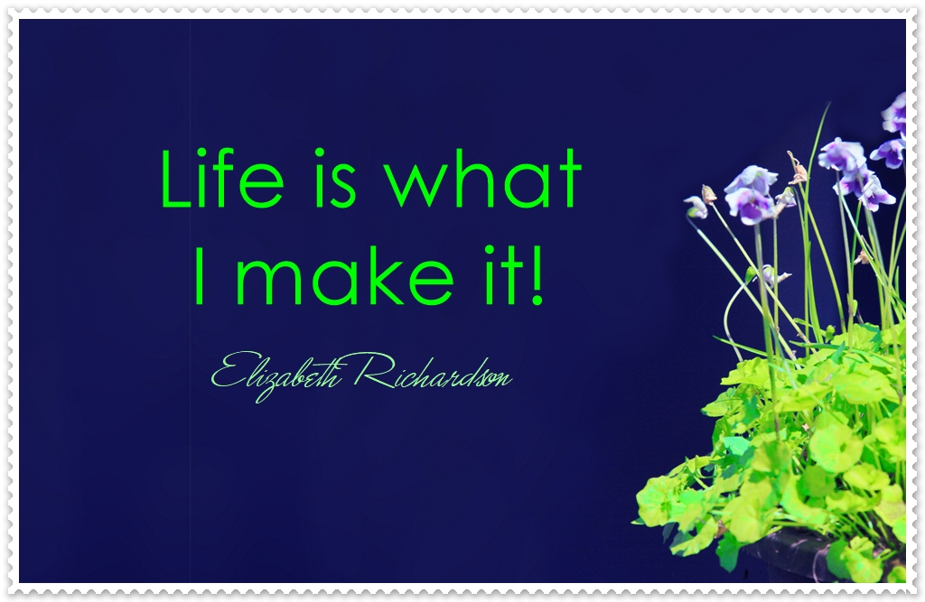 Life Is What I Make It