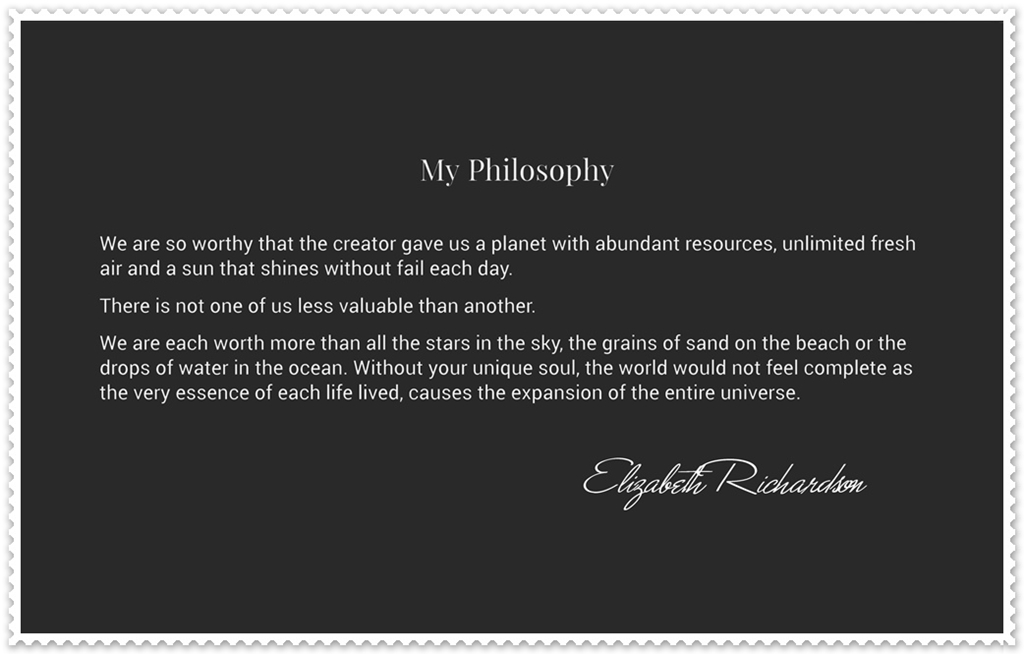 We Are All Worth It!