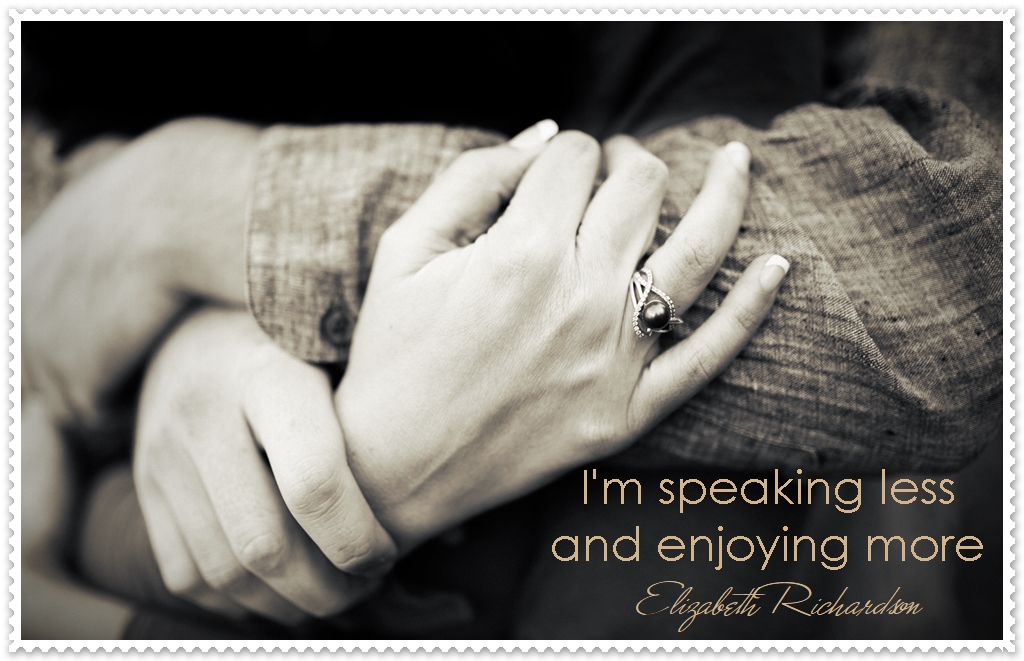 I’m Speaking Less and Enjoying More